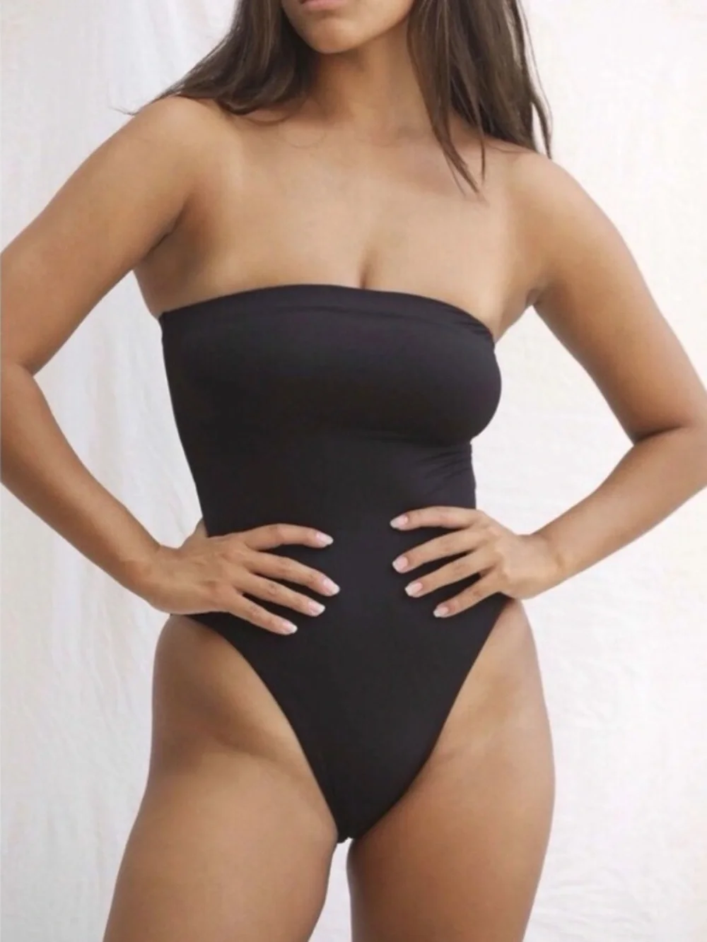 Free People x Toast signature tube one piece swimsuit size large light green